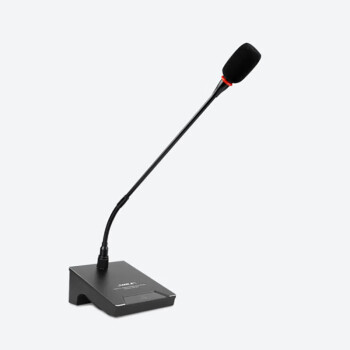 狮乐 YE-05会议室有线话筒 单支接功放调音台用 电容指向开会桌面鹅颈麦克风