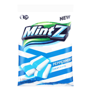 MintZ明茨印尼进口清凉水果味糖果休闲零食清新口气 薄荷味软糖 115g