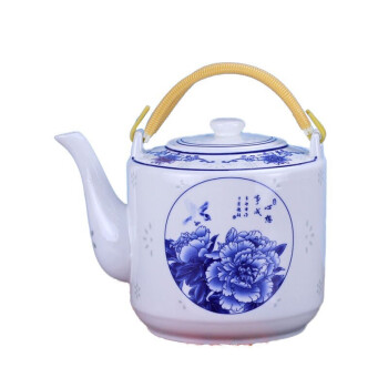 Homeglen陶瓷茶壶大容量饭店凉水壶大号冷水壶