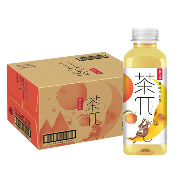 农夫山泉 茶π（茶派）茶饮料 蜜桃乌龙茶500ml*15瓶 整箱装（新版）