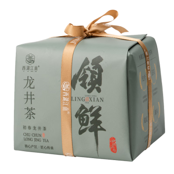 西湖江南2024新茶龙井绿茶特级200g春茶明前纸包茶叶自己喝端午节日送礼物