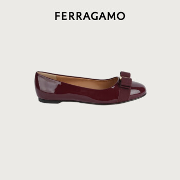 菲拉格慕（Ferragamo）女士红色芭蕾平底鞋 0768779_1D _ 65/37 礼物送女友