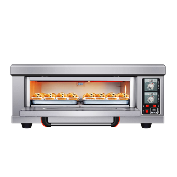 世麦大型烤箱商用烘焙电烤箱披萨烤鸡烤肉烤箱大容量电烤炉 一层二盘仪表款（220V）  SM-KDY12001