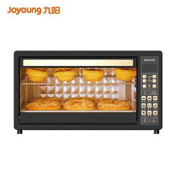 九阳（Joyoung）家用多功能电烤箱 烘焙蛋糕 智能预约独立控温 38L大容量 KX38-V750 黑色
