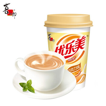 优乐美椰果奶茶80g办公室冲调饮料下午茶整箱装巧克力味12杯