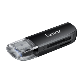 雷克沙（Lexar）USB3.2高速读卡器多合一 TF/SD 二合一  相机手机电脑行车监控无人机储存卡读卡器（RW300）