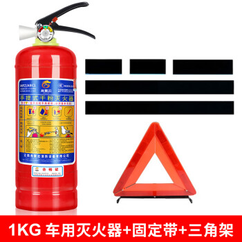 手提式灭火器4kg干粉4公斤车用店用1kg2kg3kg5kg8kg消防器材1kg灭火器