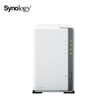 群晖（Synology）DS223J 搭配2块希捷(Seagate) 4TB酷狼IronWolf ST4000VN008硬盘 套装