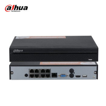 dahua大华8路监控录像机1盘位800W高清输入网络硬盘录像机POE网线供电2TB硬盘 NVR2108HS-8P-HD/H