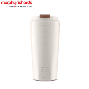 摩飞电器（Morphyrichards）MR6062家用打奶泡器牛奶打发器电动咖啡搅拌加热便携式烧水壶 奶泡烧水杯 椰奶白