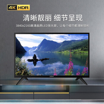 dahua大华50英寸监视器 4K超清显示器 工业级宽视角面板 HDMI接口 内置喇叭 DH-LM50-F400