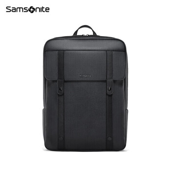 新秀丽（Samsonite）双肩背包男女电脑包16英寸韩版学生书包男潮流旅行包 TQ5 黑色