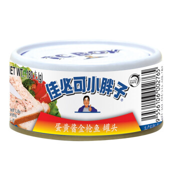 泰国进口 佳必可小胖子（TCBOY）蛋黄酱金枪鱼罐头 方便速食罐头