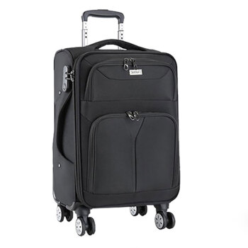 立都（LIDU）旅行箱万向轮牛津布行李箱806黑色豪华版22英寸下单备注颜色