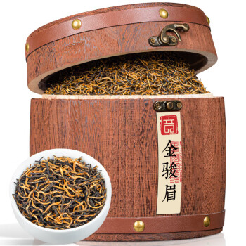 音朗 茶叶 金骏眉红茶500g 新茶正宗高山原产一级木桶年货送礼盒