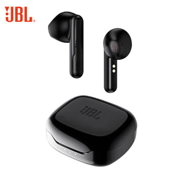 JBL蓝牙耳机真无线C260TWS 半入耳式运动游戏商务通话长续航立体声 可双路连接C260TWS 黑色