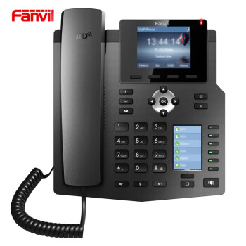 Fanvil 方位X4智能DSS按键对应显示屏企业网络电话IP电话机SIP桌面电话座机