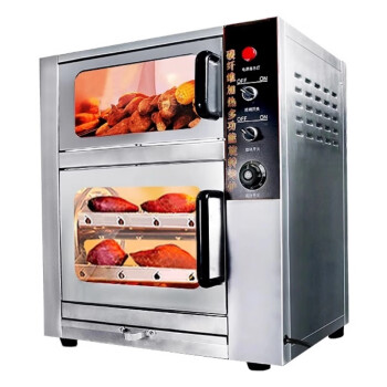 QKEJQ  烤红薯机商用摆摊多功能电热烤地瓜机烤番薯烤玉米烤梨机器   大容量双层电热烤地瓜机