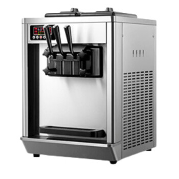QKEJQ  商用冰淇淋机整机加厚不锈钢全自动雪糕机   全自动清洗-台式松下