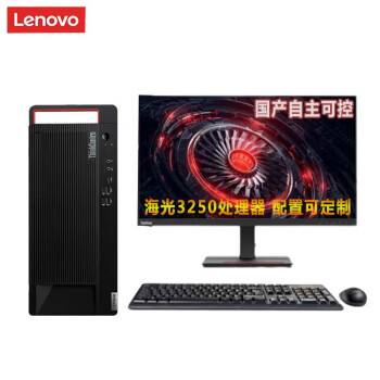 联想（Lenovo）开天M99h【支持win7】国产商用台式电脑 海光3250/16G/1T/2G独显/银河麒麟试用版/23.8英寸