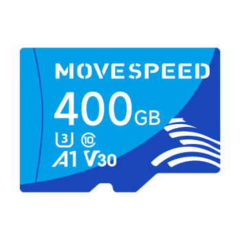移速（MOVE SPEED）400GB内存卡 TF（MicroSD）存储卡A1 U3 V30适用手机平板相机switch无人机监控摄像高速款