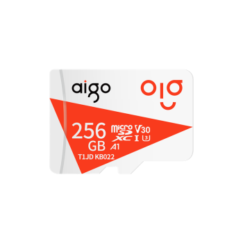 爱国者（aigo）256GB TF（MicroSD）存储卡 U3 A1 V30 4K内存卡 相机行车记录仪监控摄像头储存 T1JD读速100MB/s