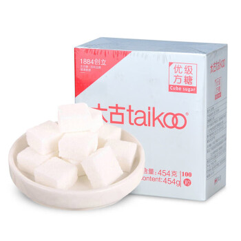 太古（taikoo）食糖咖啡糖优级方糖454g*6盒 餐饮装白糖白砂糖