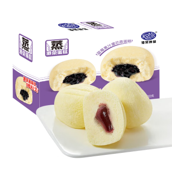港荣蒸蛋糕蓝莓800g 饼干蛋糕面包整箱小点心休闲零食早餐食品礼物