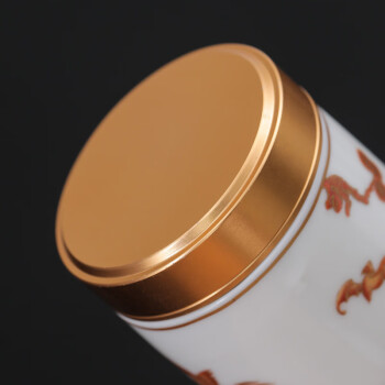 岱佳 陶瓷茶叶罐防潮密封罐家用中式醒茶罐储存罐空罐复古小号