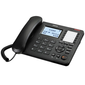 YINGXIN 盈信 HCD0008(178) 电话机1000组中文姓名通讯录电话本 办公家用固定电话座机 有线电话机 黑色