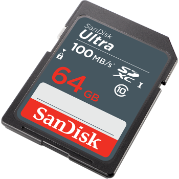 闪迪（SanDisk）64GB SD存储卡 至尊高速版 读速100MB/s 耐冷耐热  防水抗冲击