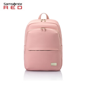 新秀丽电脑包13英寸女背包书包商务旅行包GV1*98001浅粉色520礼物