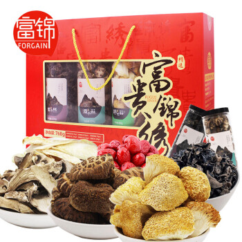 富锦年货富贵锦绣干货礼盒768g特产南北干货春节送礼佳品