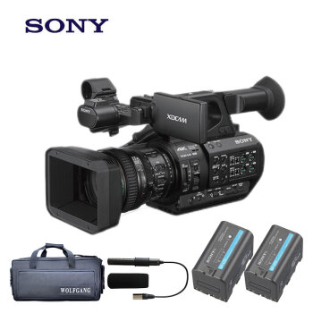 索尼（SONY）PXW-Z280V摄像机手持4k摄录一体机 直播会议记录新闻采访 含2块原装电池+摄像机包+机头麦克风
