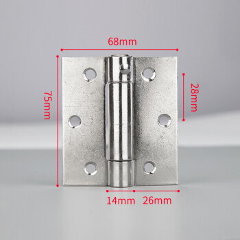 3寸4寸平开门叶合隐形门自由双开门不锈钢弹簧合页牛仔门自动关门3寸