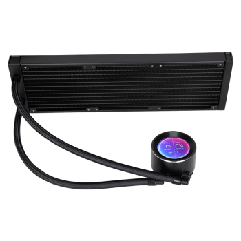 先马（SAMA） XW360（无风扇版）黑色 一体式机箱水冷散热器 自定义IPS屏/专属软件/高性能冷排/高规格用料