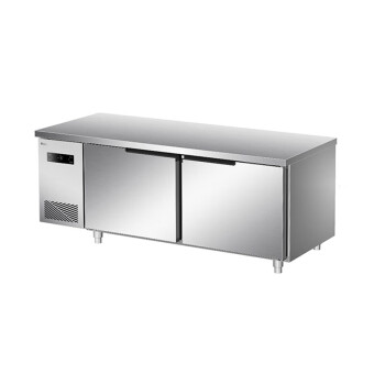 海尔（Haier）厨房工作台340升1.5米 冷藏冷冻转换酒店饭店餐厅操作冷柜 不锈钢保鲜冰柜SP-340C/D2H
