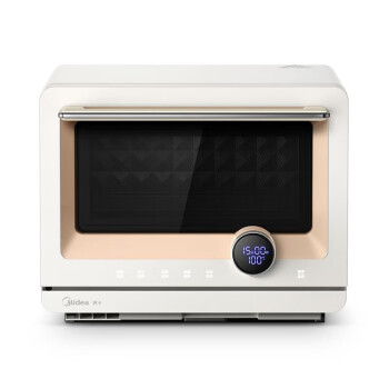美的台式变频微波炉 家用微蒸烤一体机  智能远程操控 不锈钢内胆 微波炉蒸箱烤箱 PG2010W