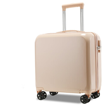 立都（LIDU）航空旅行登机箱万向轮拉杆箱乘务员行李箱粉红色18英寸
