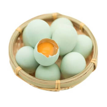 旦吉有味无抗生素绿壳土鸡蛋30枚/箱