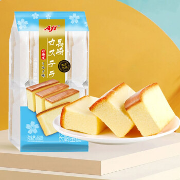 AJI长崎蛋糕北海道牛奶味手撕软面包330g 休闲零食 吐司早餐糕点小吃