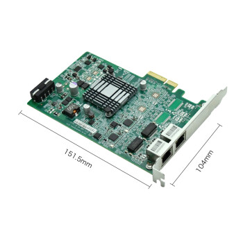 eip控汇 Intel i225芯片PCIEX4千兆网卡台式电脑服务器视觉工业相机扩展卡网络适配器EFT-145双网口版