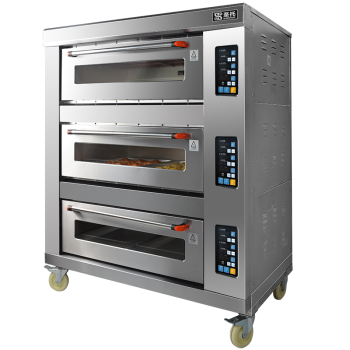 圣托（Shentop）三层九盘专业烤箱商用 月饼披萨工业烤炉 大型烘焙蛋糕面包电烘炉 STAH-KD39