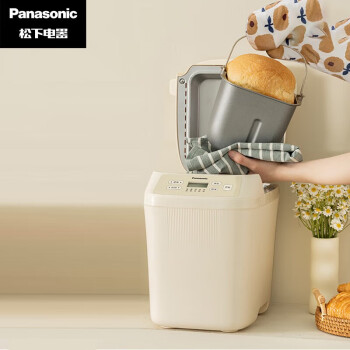 松下面包机 家用烤面包机 揉面和面机可预约魔法小白桶SD-PN100