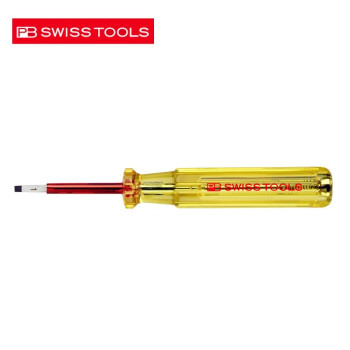 PB SWISSTOOLS进口 瑞士 PB SWISS TOOLS 一字测电笔 110-250V验电笔 PB 175.1-75 3.5X75mm