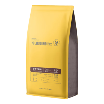 sinloy/辛鹿 曼特宁拼配 浓郁低酸油脂丰富 意式拼配咖啡豆500g