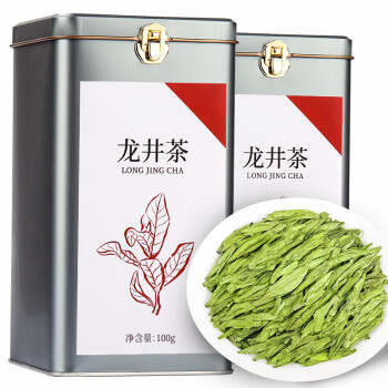 得一茶 龙井茶叶 200g 明前茶叶礼盒罐装