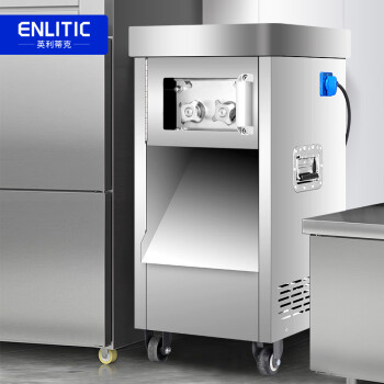 英利蒂克（Enlitic）切肉机商用切片机猪肉切丝切丁切肉片全自动电动切菜机多功能 DQ-SL（GS）(工程款)