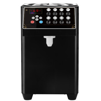 苏勒电热开水器全自动商用开水机奶茶店吧台热水机   定量果糖机-黑色
