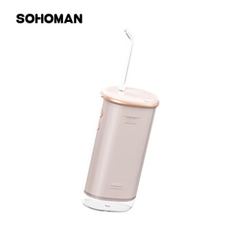 索哈曼（SOHOMAN） N1冲牙器智能洗牙器水牙线家用便携清洁器口腔冲洗器美牙仪 N1  贝壳粉